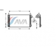 HY5072 AVA Конденсатор, кондиционер