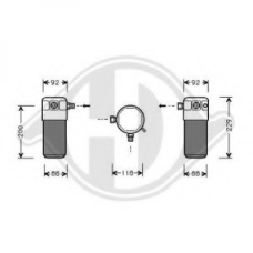 8690001 DIEDERICHS Осушитель, кондиционер