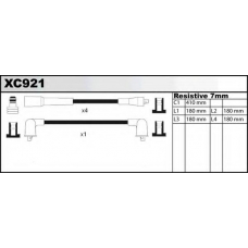XC921 QUINTON HAZELL Комплект проводов зажигания