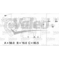 436682 VALEO Генератор