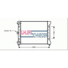 1308701 KUHLER SCHNEIDER Радиатор, охлаждение двигател