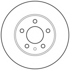 562705JC JURID Тормозной диск