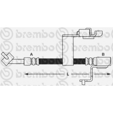 T 24 082 BREMBO Тормозной шланг