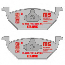 13046071172K-SET-MS MASTER-SPORT Комплект тормозных колодок, дисковый тормоз