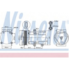 89068 NISSENS Компрессор, кондиционер