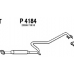 P4184 FENNO Средний глушитель выхлопных газов