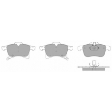 FBP-1353 FREMAX Комплект тормозных колодок, дисковый тормоз