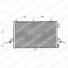 TSP0225276 DELPHI Конденсатор, кондиционер