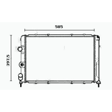 RM0520 EQUAL QUALITY Радиатор, охлаждение двигателя