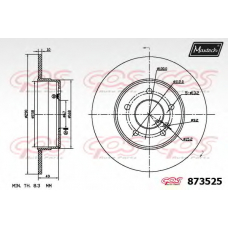 873525.6060 MAXTECH Тормозной диск