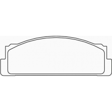 T0603 PAGID Комплект тормозных колодок, дисковый тормоз