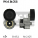 VKM 36058 SKF Натяжной ролик, поликлиновой  ремень