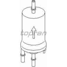 110 898 TOPRAN Топливный фильтр