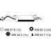 204125 ERNST Глушитель выхлопных газов конечный