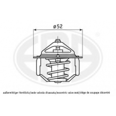 350387 ERA Термостат, охлаждающая жидкость