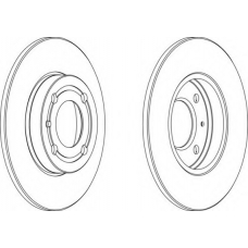 DDF795C-1 FERODO Тормозной диск