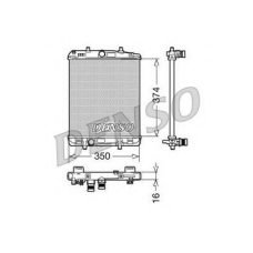 DRM21603 DENSO Радиатор, охлаждение двигателя