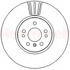 562343B BENDIX Тормозной диск