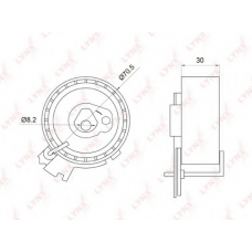 PB1014 LYNX Ролик натяжной / грм
