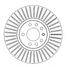 562390BC BENDIX Тормозной диск