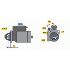 0 001 108 182 BOSCH Стартер