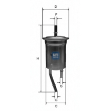 31.828.00 UFI Топливный фильтр