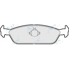PAD831 APEC Комплект тормозных колодок, дисковый тормоз