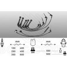7174 BOUGICORD Комплект проводов зажигания