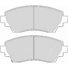 FD6898N NECTO Комплект тормозных колодок, дисковый тормоз