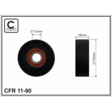 11-90 CAFFARO Натяжной ролик, поликлиновой  ремень