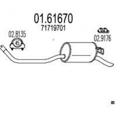 01.61670 MTS Глушитель выхлопных газов конечный