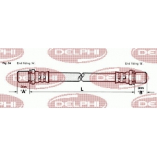 LH3656 DELPHI Тормозной шланг