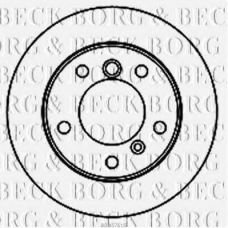 BBD5751S BORG & BECK Тормозной диск