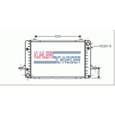 1804301 KUHLER SCHNEIDER Радиатор, охлаждение двигател