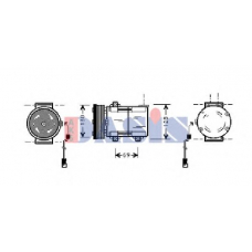 851377N AKS DASIS Компрессор, кондиционер