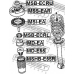 MSHB-E55R FEBEST Защитный колпак / пыльник, амортизатор