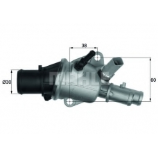 TI 156 88 MAHLE Термостат, охлаждающая жидкость