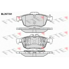 BL2677A1 FTE Комплект тормозных колодок, дисковый тормоз