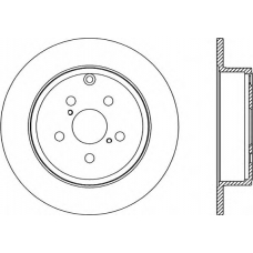 BDR2177.10 OPEN PARTS Тормозной диск