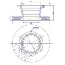 150.325 CAR Тормозной диск