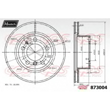 873004.6880 MAXTECH Тормозной диск