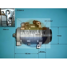 14-9722R AUTO AIR GLOUCESTER Компрессор, кондиционер