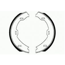 09-0628 E.T.F. Комплект тормозных колодок, стояночная тормозная с