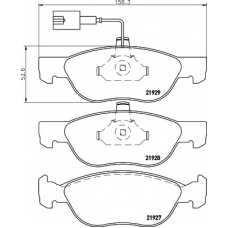 N-562 COBREQ Комплект тормозных колодок, дисковый тормоз