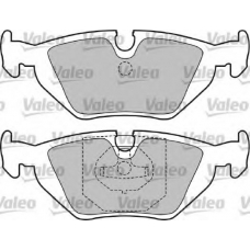 540802 VALEO Комплект тормозных колодок, дисковый тормоз