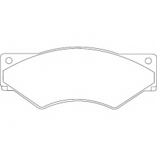 WBP29001A WAGNER LOCKHEED Комплект тормозных колодок, дисковый тормоз