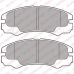 LP1552 DELPHI Комплект тормозных колодок, дисковый тормоз