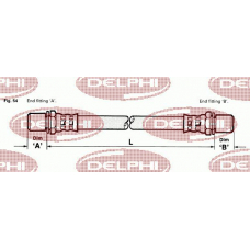 LH0117 DELPHI Тормозной шланг