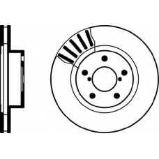 MDC809 MINTEX Тормозной диск