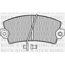 BBP1047 BORG & BECK Комплект тормозных колодок, дисковый тормоз
